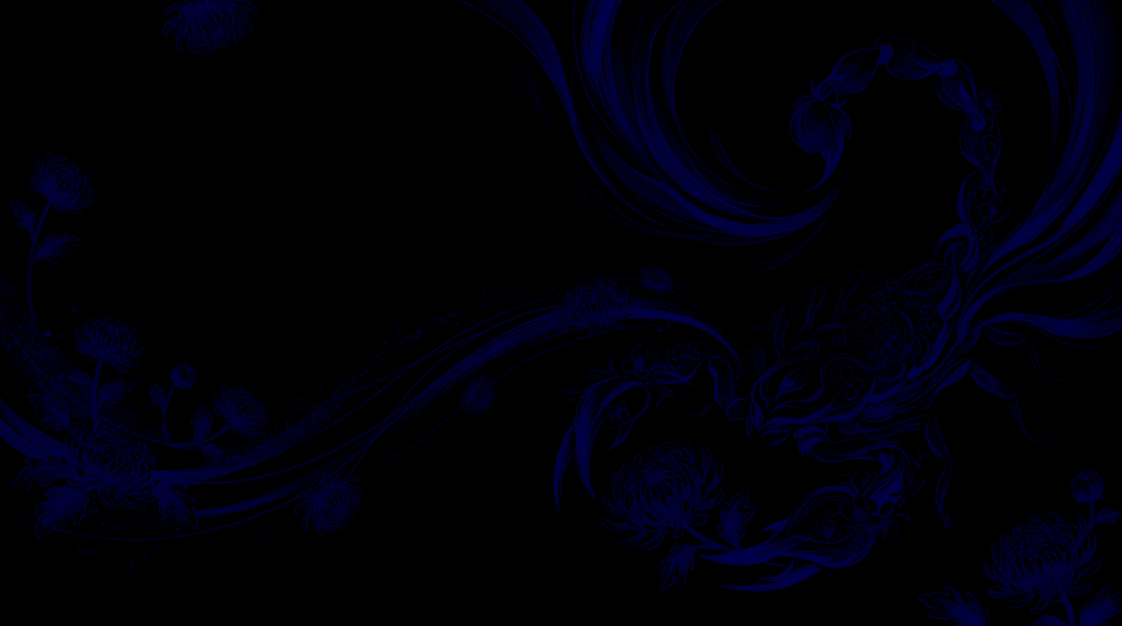 Blue-ink illustration of Scorpio on paper